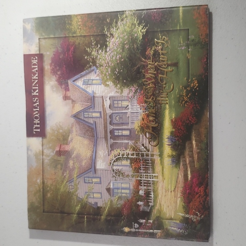Thomas Kinkade Home Is Where The Heart Is Coffee Table Book